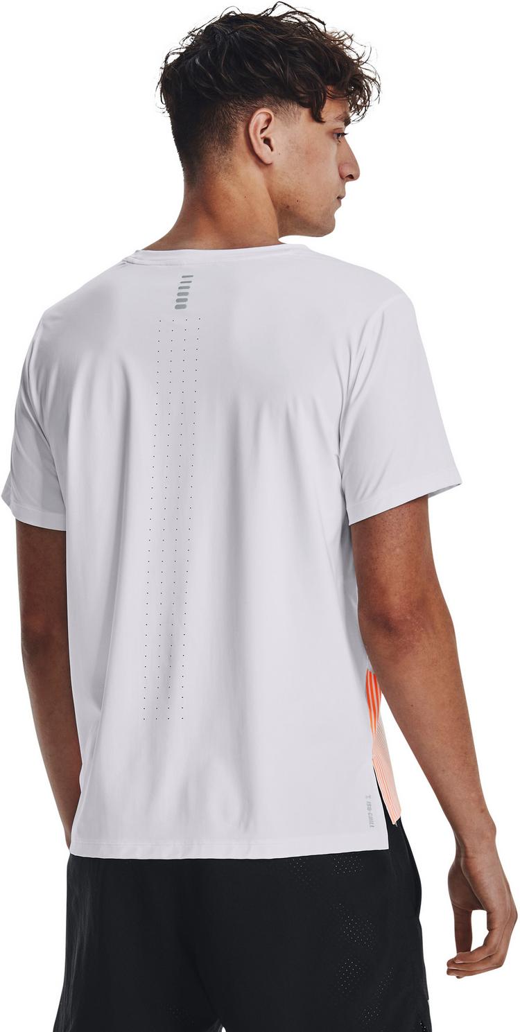 Under Armour Under Armour ISO-CHILL LASER Funktionsshirt Herren - white-orangeblast-reflective - 1 | SportScheck