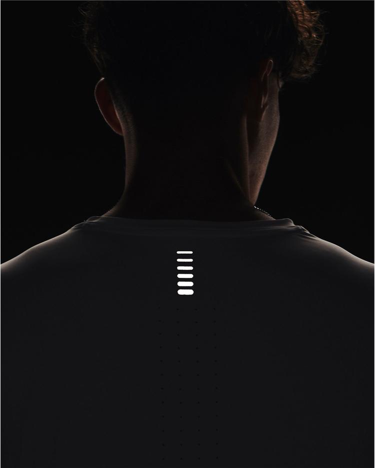Under Armour Under Armour ISO-CHILL LASER Funktionsshirt Herren - white-orangeblast-reflective - 5 | SportScheck