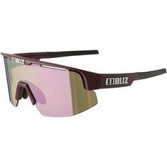 Bliz Matrix Small Sonnenbrille matt burgundy-brown with rose multi