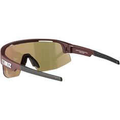 Rückansicht von Bliz Matrix Small Sportbrille matt burgundy-brown w rose multi