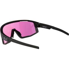 Rückansicht von Bliz Fusion Sportbrille matt black-begonia-violet with blue multi