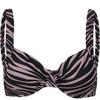Lascana Bikini Oberteil Damen - black-print