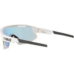 Rückansicht von Bliz Fusion Sonnenbrille matt white-smoke with red multi