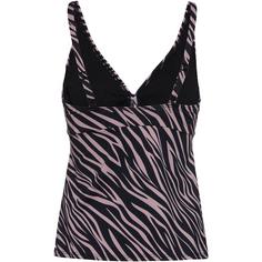Rückansicht von Lascana Tankini Oberteil Damen black-print