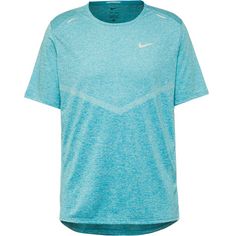 Nike Rise 365 Funktionsshirt Herren baltic blue-htr-reflective silv