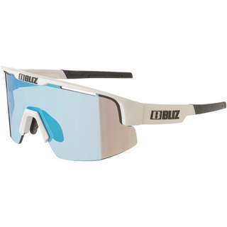 Bliz Matrix Small Sportbrille matt white-smoke with blue multi