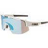 Bliz Matrix Small Brille - matt white-smoke w blue multi
