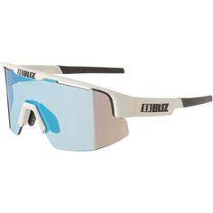 Bliz Matrix Small Sonnenbrille matt white-smoke with blue multi