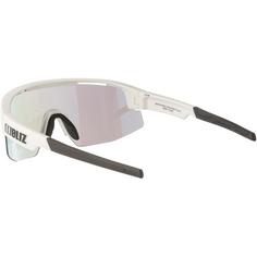 Rückansicht von Bliz Matrix Small Sportbrille matt white-smoke w blue multi