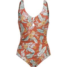 sunseeker Badeanzug Damen rust print