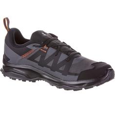 Rückansicht von Salomon GTX ARDENT Wanderschuhe Herren black-magnet-scarlet ibis