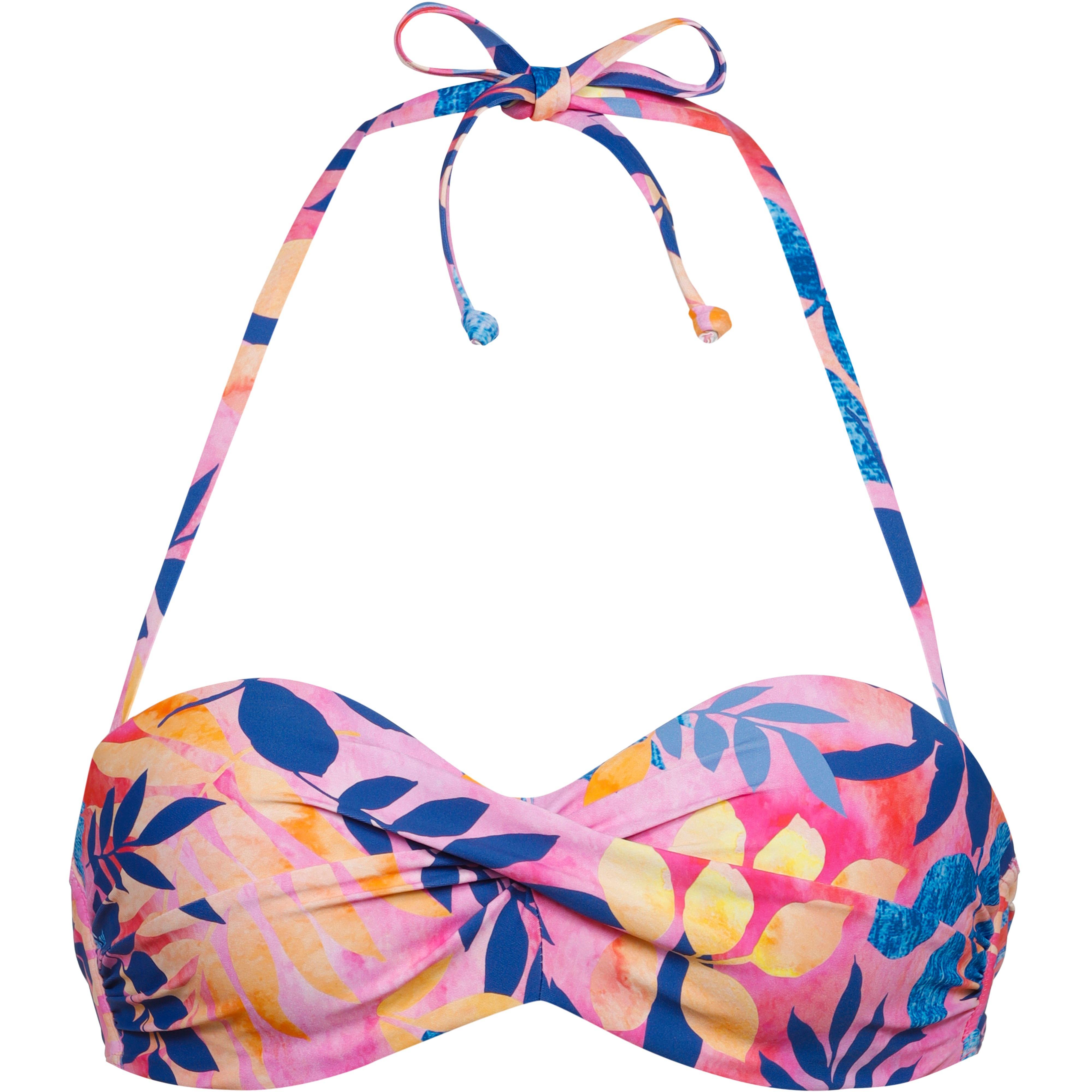 Vivance by Lascana Bikini Oberteil Damen pink-print