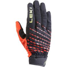 LEKI Ultra Trail Breeze Handschuhe black-red-neonyellow