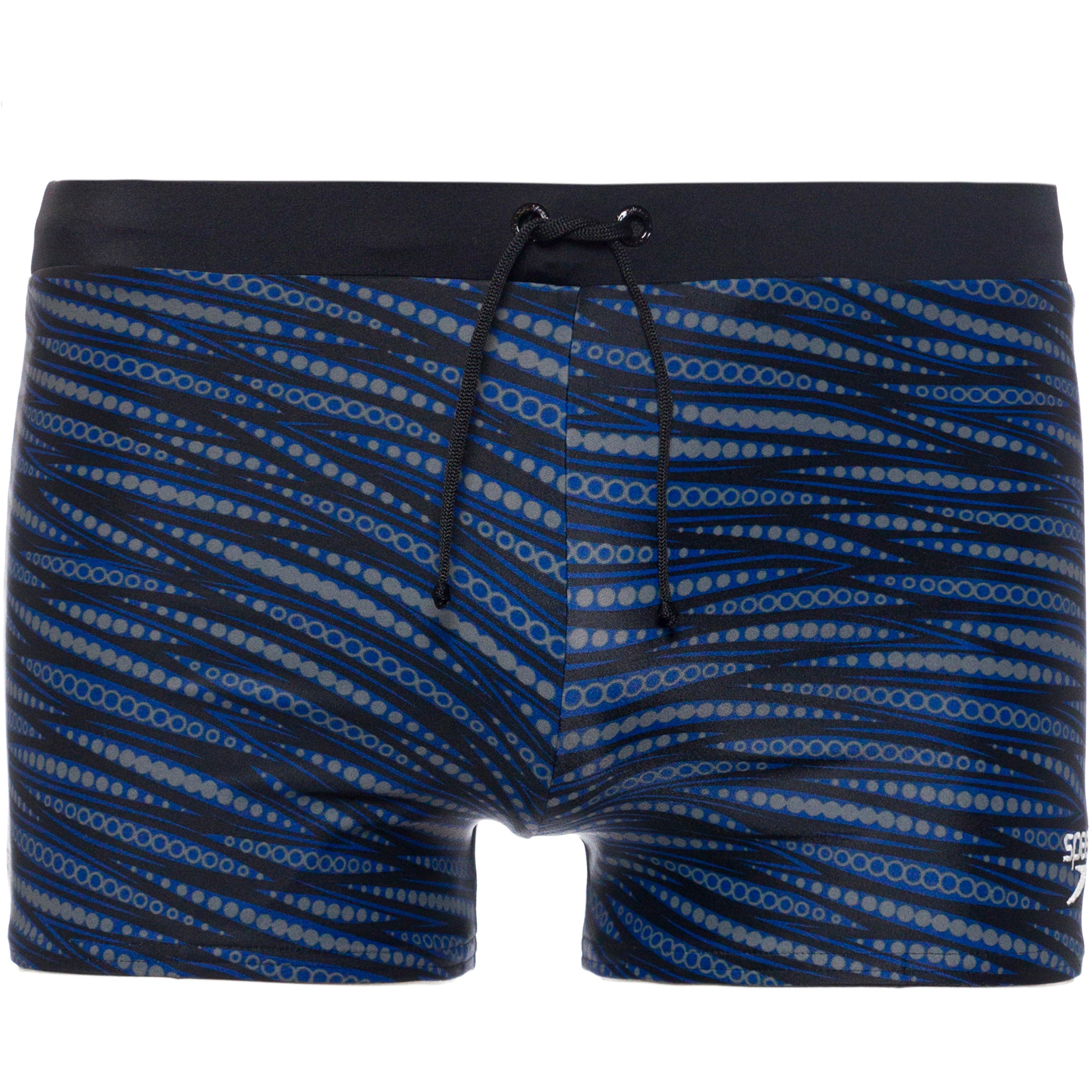 SPEEDO Valmilton Badehose Herren black-ammonite blue-dapple grey  