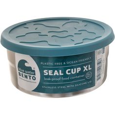 Rückansicht von Ecolunchbox ECO Seal Cup XL™ Lunchbox blau
