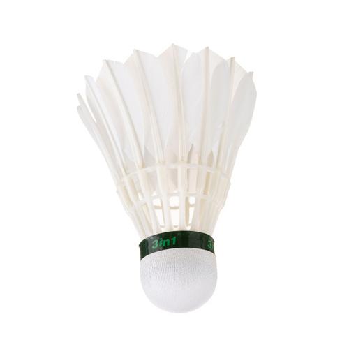 Rückansicht von OLIVER Apex Hybrid/76 Badmintonball weiß