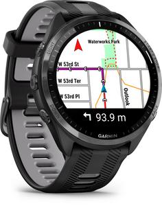 Rückansicht von Garmin Forerunner 965 Sportuhr black