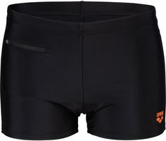 Arena Zip Kastenbadehose Herren black