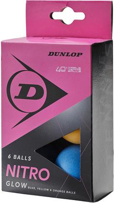 Dunlop 40+ NITRO GLOW Tischtennisball yellow