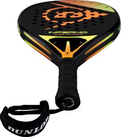 Rückansicht von Dunlop Padel INFERNO CARBON EXTREME Padelschläger bunt