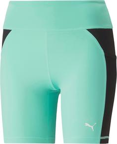 PUMA Fit Tights Damen electric peppermint-black