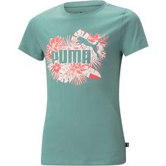 PUMA ESSENTIAL FLOWER POWER T-Shirt Kinder adriatic