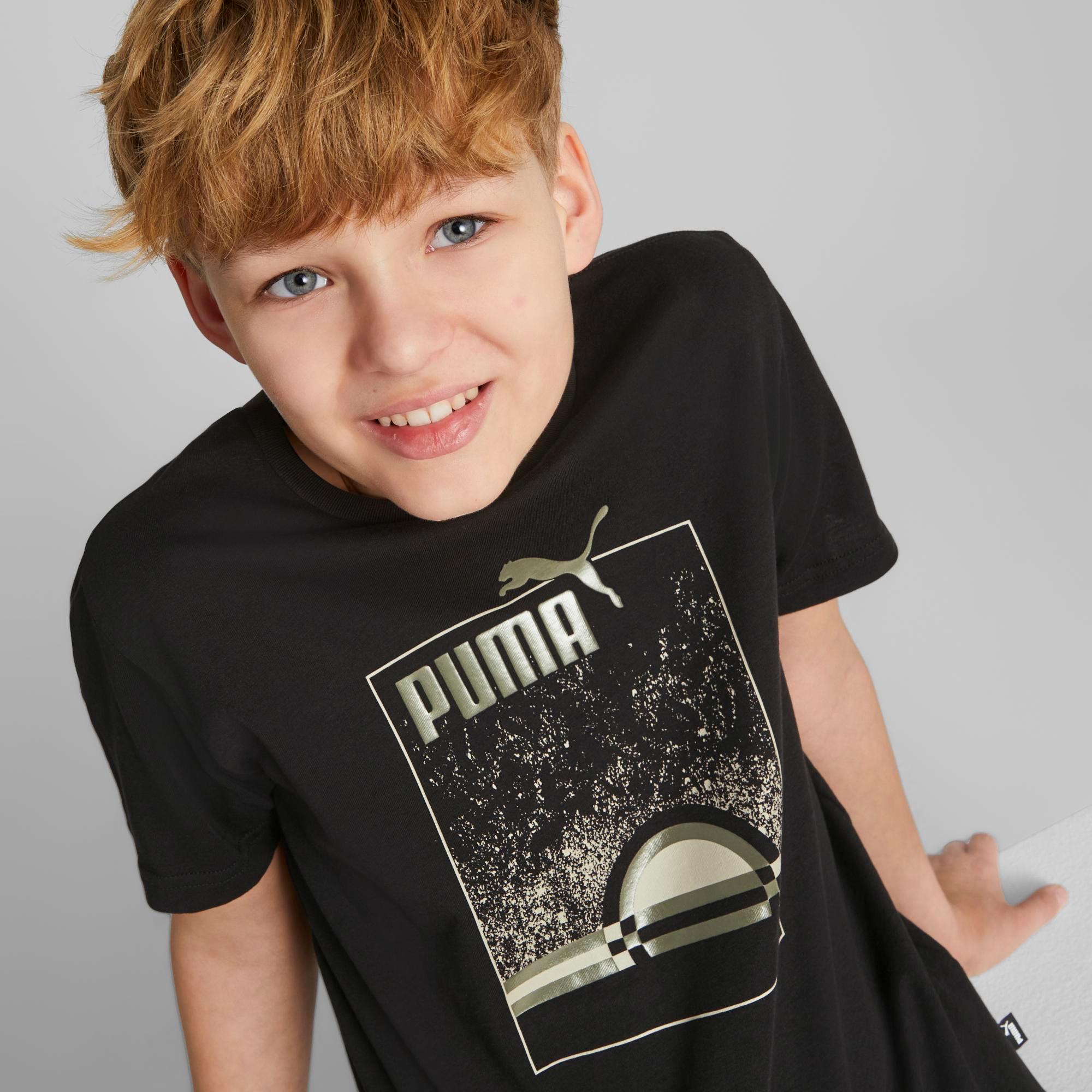 Summer kaufen SportScheck Jungen Online PUMA ART ESSENTIAL STREET im Shop black von T-Shirt puma