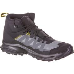 Rückansicht von Salomon GTX ARDENT MID Wanderschuhe Herren black-magnet-empire yellow