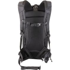 Rückansicht von OCK Tech Airlite Wanderrucksack black