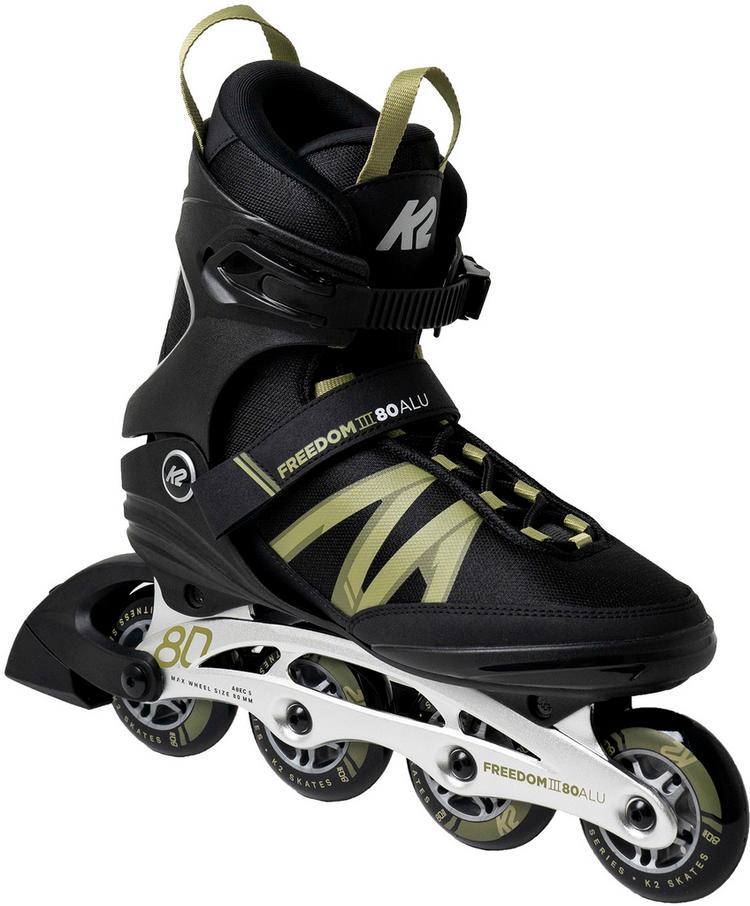 K2 K2 FREEDOM III 80 ALU M Inline-Skates Herren - schwarz - 0 | SportScheck