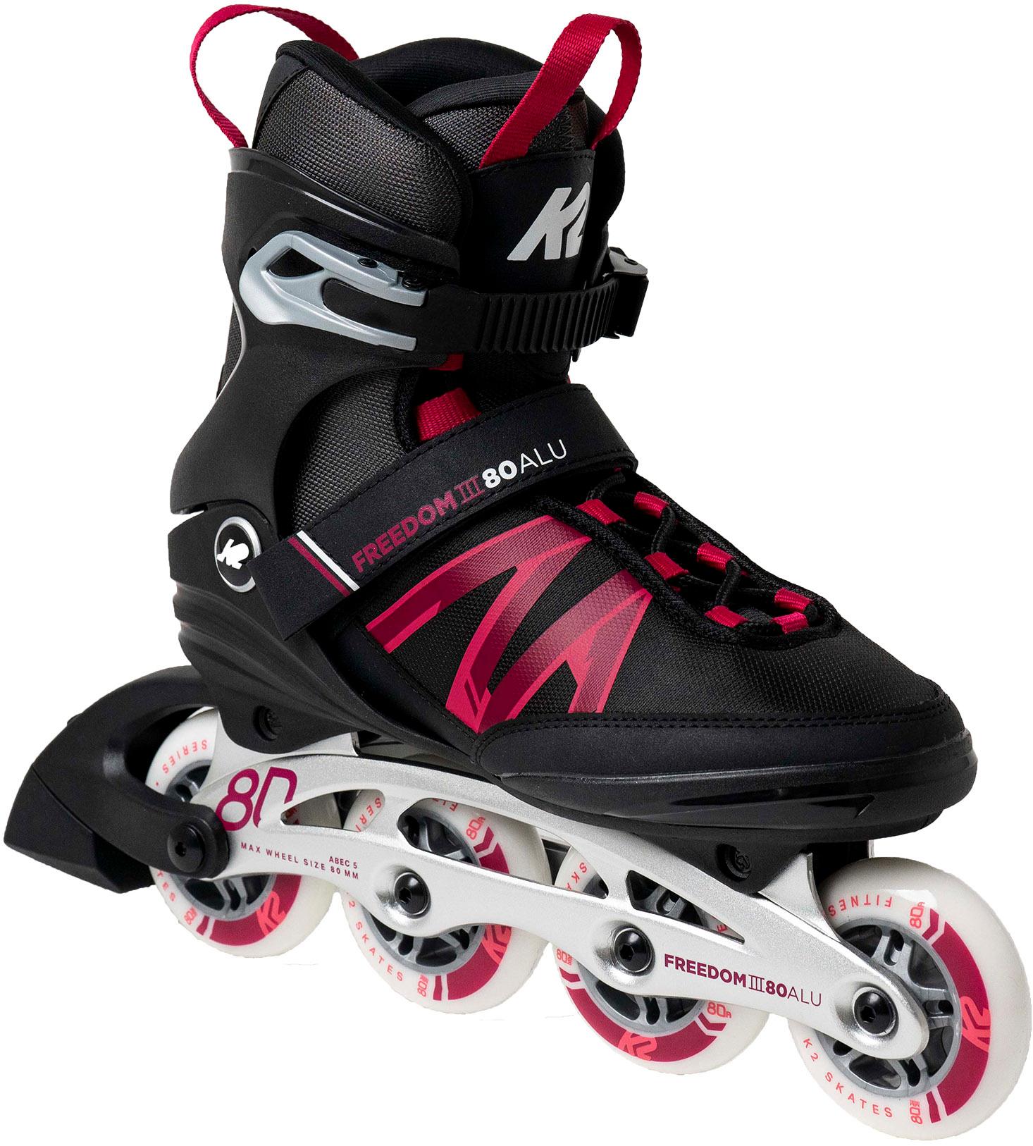 K2 FREEDOM III 80 ALU W InlineSkates Damen schwarz im Online Shop von