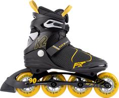 Rückansicht von K2 F.I.T. 90 Fitness Skates Herren graymustard