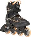 K2 ALEXIS 80 Fitness Skates Damen - blackpeach
