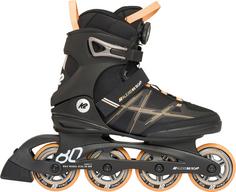 Rückansicht von K2 ALEXIS 80 Fitness Skates Damen blackpeach