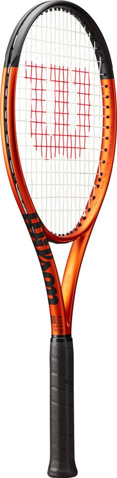 Rückansicht von Wilson Burn 100 LS v5.0 Tennisschläger black-orange