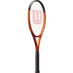 Rückansicht von Wilson Burn 100 v.5.0 Tennisschläger black-orange