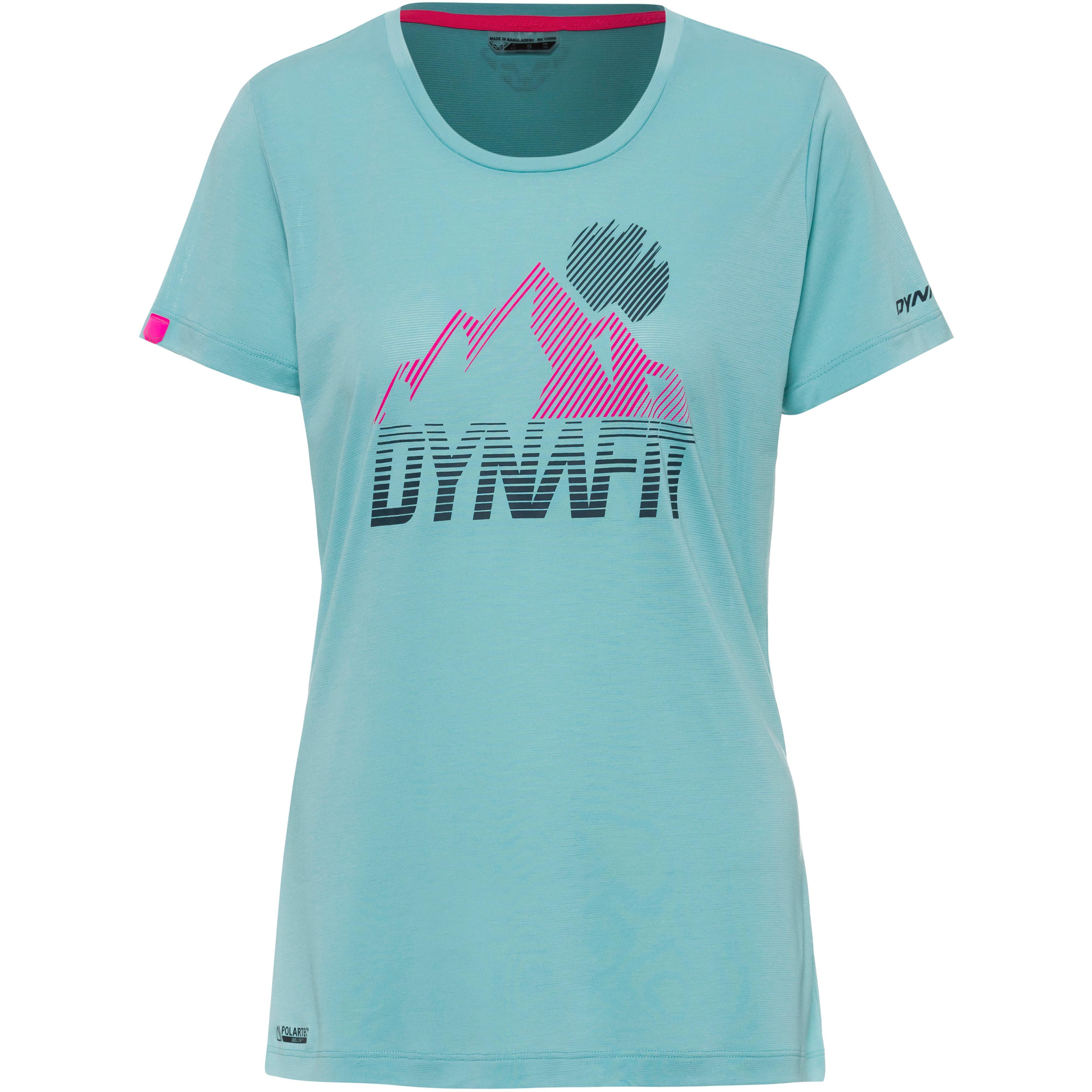 Dynafit TRANSALPER GRAPHIC Funktionsshirt Damen marine blue