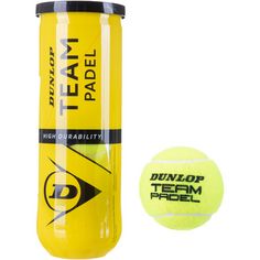 Dunlop TEAM PADEL Padelball yellow