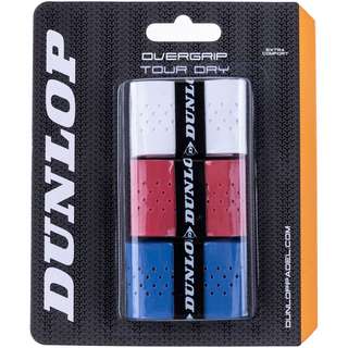 Dunlop OVERGRIP TOUR DRY Griffband wht-red-blue