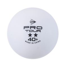 Rückansicht von Dunlop 40+ PRO TOUR 3 Tischtennisball white