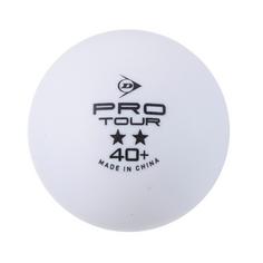 Rückansicht von Dunlop 40+ PRO TOUR 3 Tischtennisball white