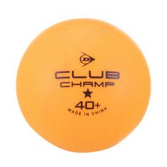 Rückansicht von Dunlop 40+ CLUB CHAMP 6 Tischtennisball orange