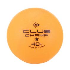 Rückansicht von Dunlop 40+ CLUB CHAMP 6 Tischtennisball orange