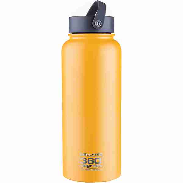 360° degrees Wide Mouth Insul 1000ml Isolierflasche yellow