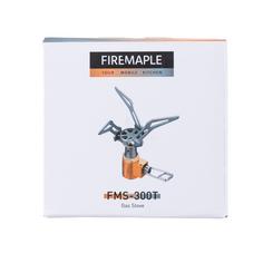 Rückansicht von FIREMAPLE FMS-300T Campingkocher silber-orange