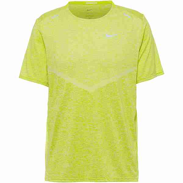 Nike Rise 365 Funktionsshirt Herren bright cactus-htr-reflective silv