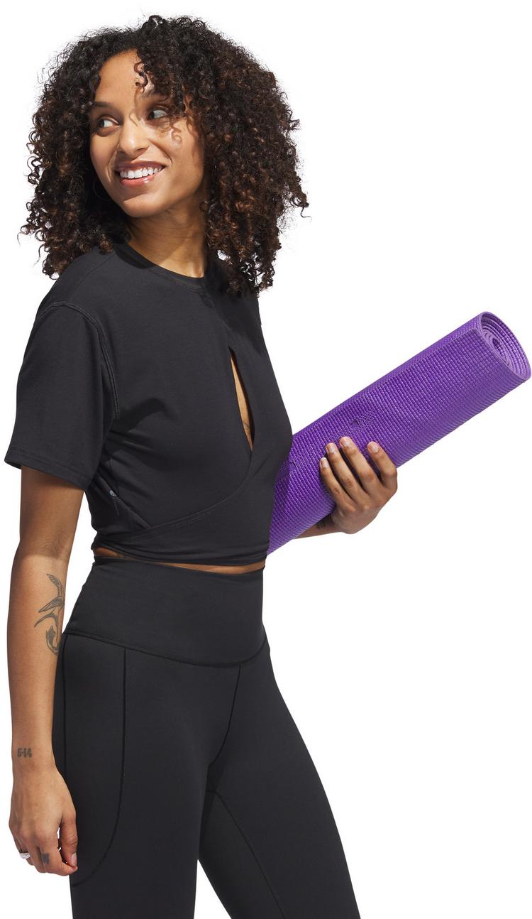 adidas adidas YOGA STUDIO Funktionsshirt Damen - black - 2 | SportScheck