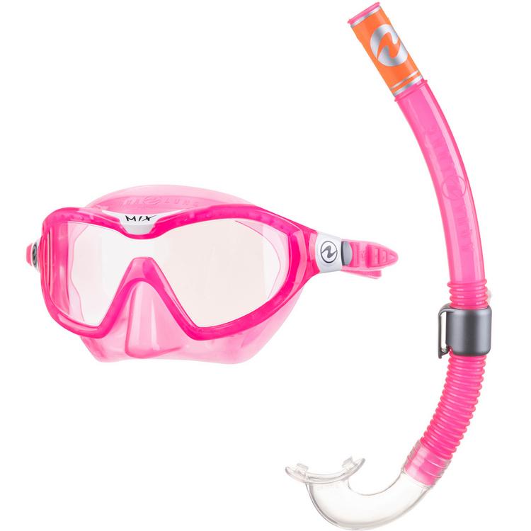 AQUA LUNG AQUA LUNG Mix Combo Schnorchelset Kinder - pink-white - 0 | SportScheck