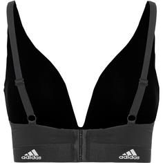 Rückansicht von adidas Smart Cotton Solid BH Damen black