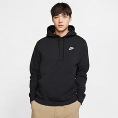 Rückansicht von Nike NSW Club Hoodie Herren black-black-white